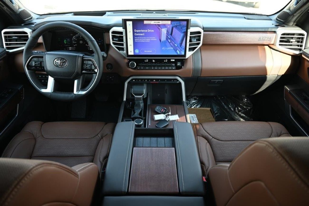 تويوتا تاندرا 2025 MODEL TOYOTA TUNDRA CREWMAX PLATINUM 1794 V6 3.4L TURBO 4WD 5-SEATER AUTOMATIC TRANSMISSION