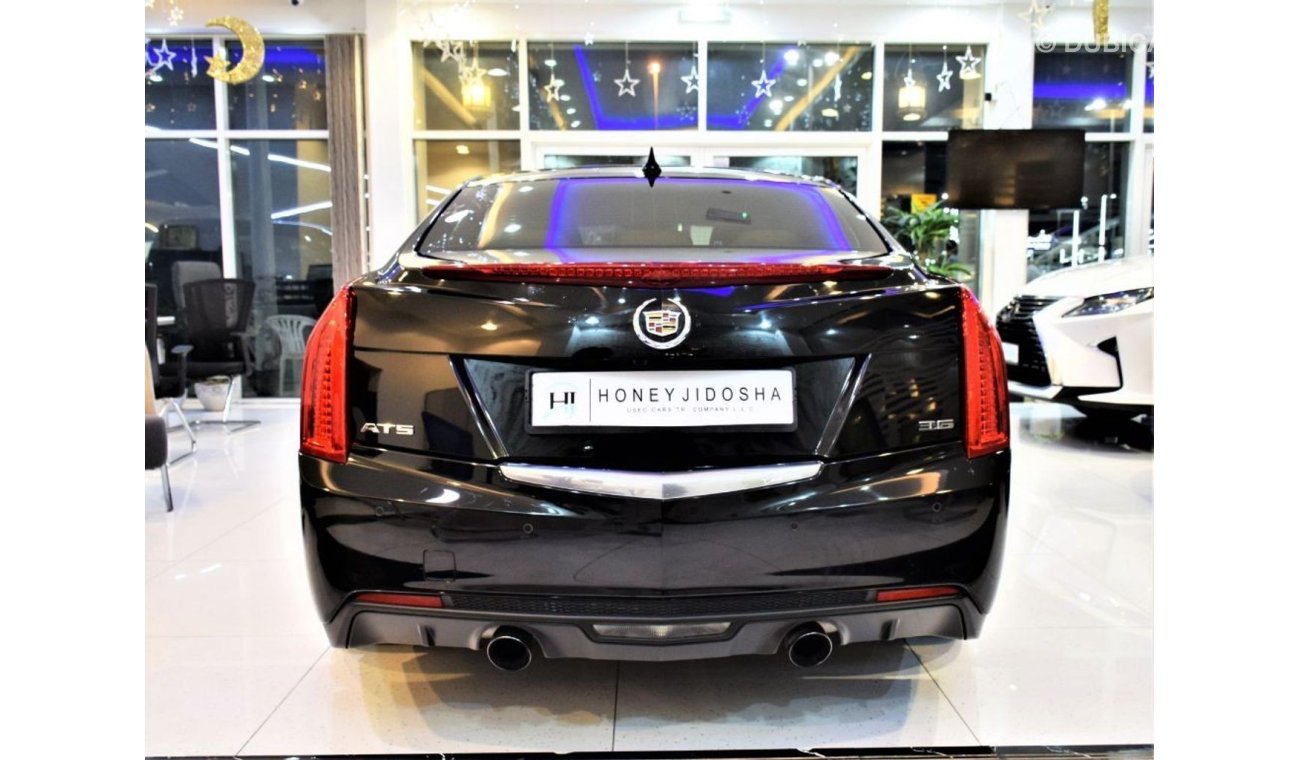 Cadillac ATS ONLY 59000 KM!! Cadillac ATS 2013 Model! in Black Color! GCC Specs