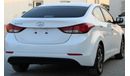 Hyundai Elantra Hyundai Elantra 2015 GCC NO 2 1600cc, in excellent condition, without accidents, very clean from ins