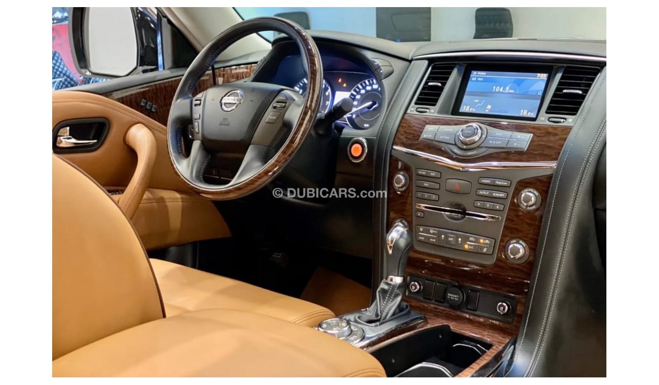 نيسان باترول 2016 Nissan Patrol Platinium, Service History, Warranty, Top Options, GCC
