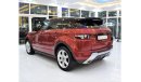 Land Rover Range Rover Evoque Dynamic Plus EXCELLENT DEAL for our Land Rover Range Rover ( 2012 Model! ) in Red Color! GCC Specs