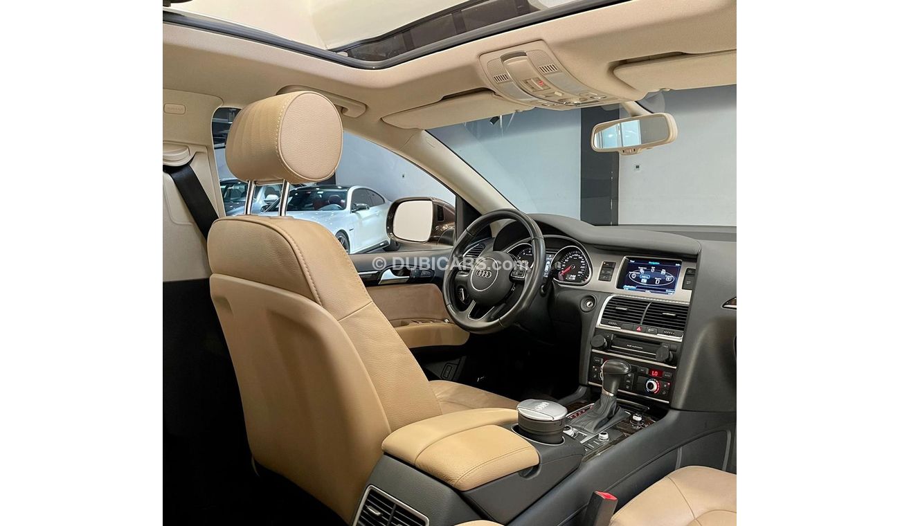 Audi Q7 2015 Audi Q7 40TFSI Quattro Supercharged, Service History, Warranty, GCC