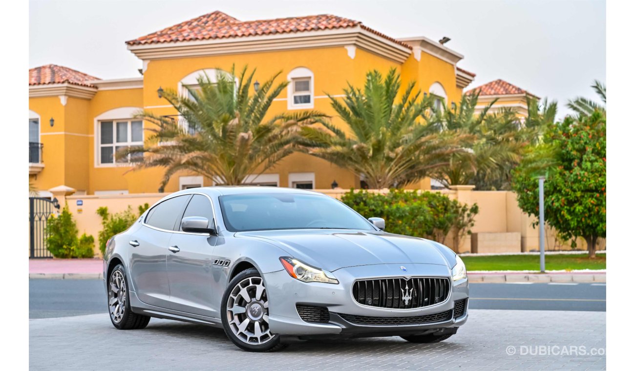 Maserati Quattroporte GTS V8 | AED 1,939 Per Month | 0% DP |  Exceptional Condition | Low Kms