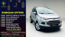 Ford EcoSport LIMITED + LEATHER SEATS + BACK CAMERA / GCC / 2016 / WARRANTY / FULL DEALER SERVICE HST / 485DHS P.M