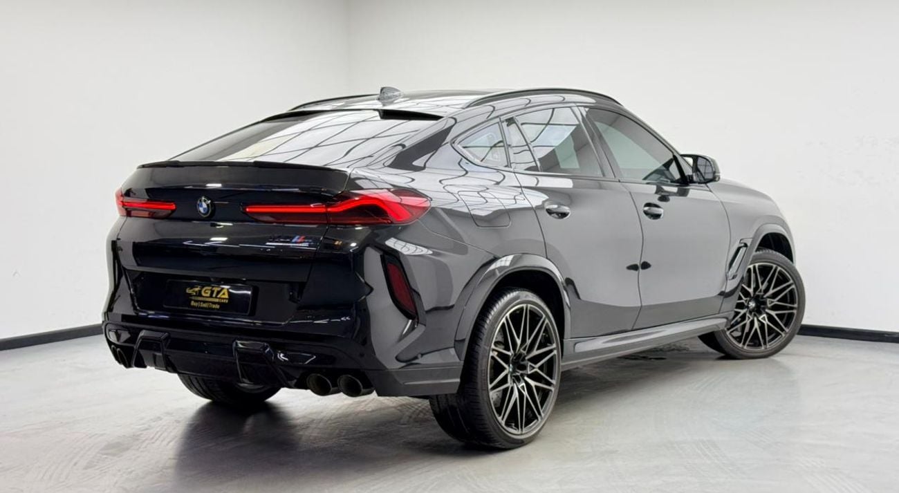 بي أم دبليو X6 M 2021 BMW X6M Competition, Warranty, Full BMW Service History, Carbon Fiber Interior, GCC