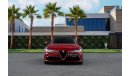 Alfa Romeo Giulia Veloce | 1,958 P.M  | 0% Downpayment | Under Warranty!