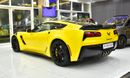 Chevrolet Corvette EXCELLENT DEAL for our Chevrolet Corvette C7 Grand Sport ( 2017 Model ) in Yellow Color GCC Specs