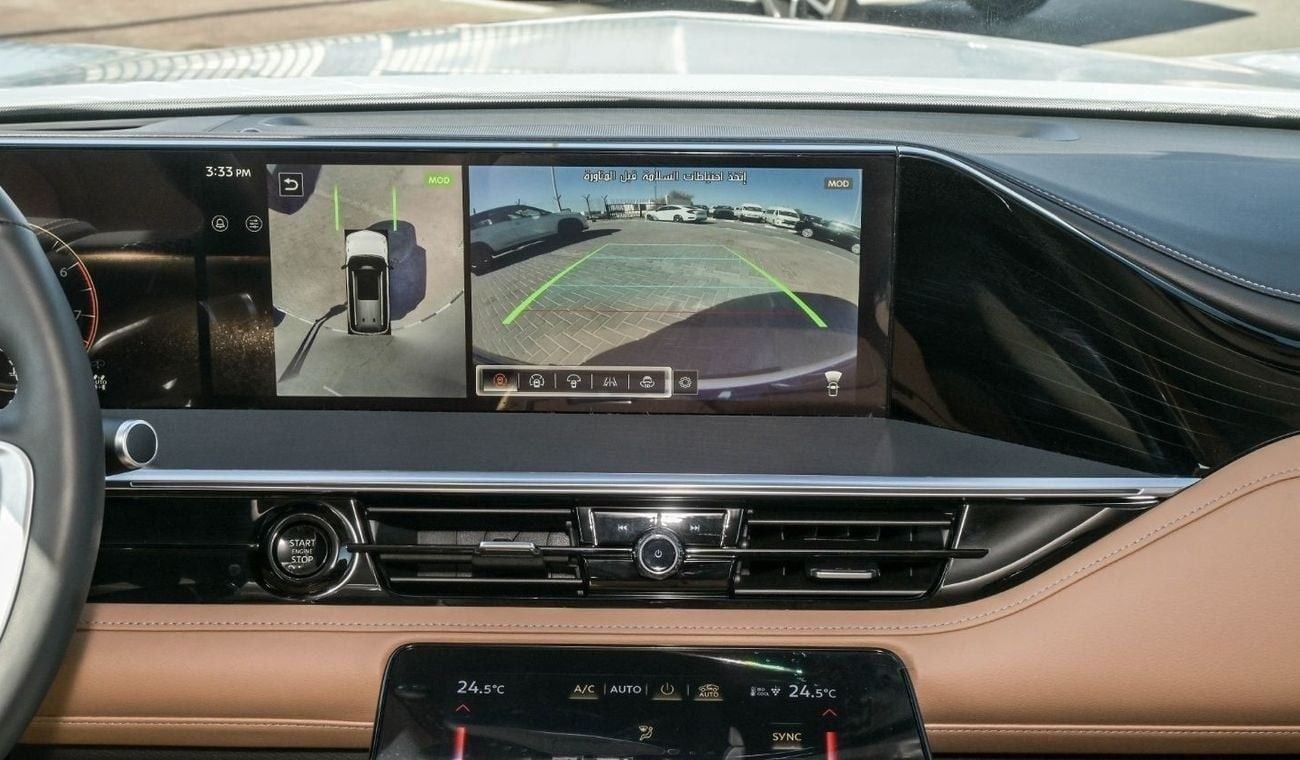 إنفينيتي QX80 Brand New Inifiniti QX80 Sensory 2025 Export 3.5TT 4WD A/T Petrol|Grey/Brown |INF-QX80-SENSORY-8S|