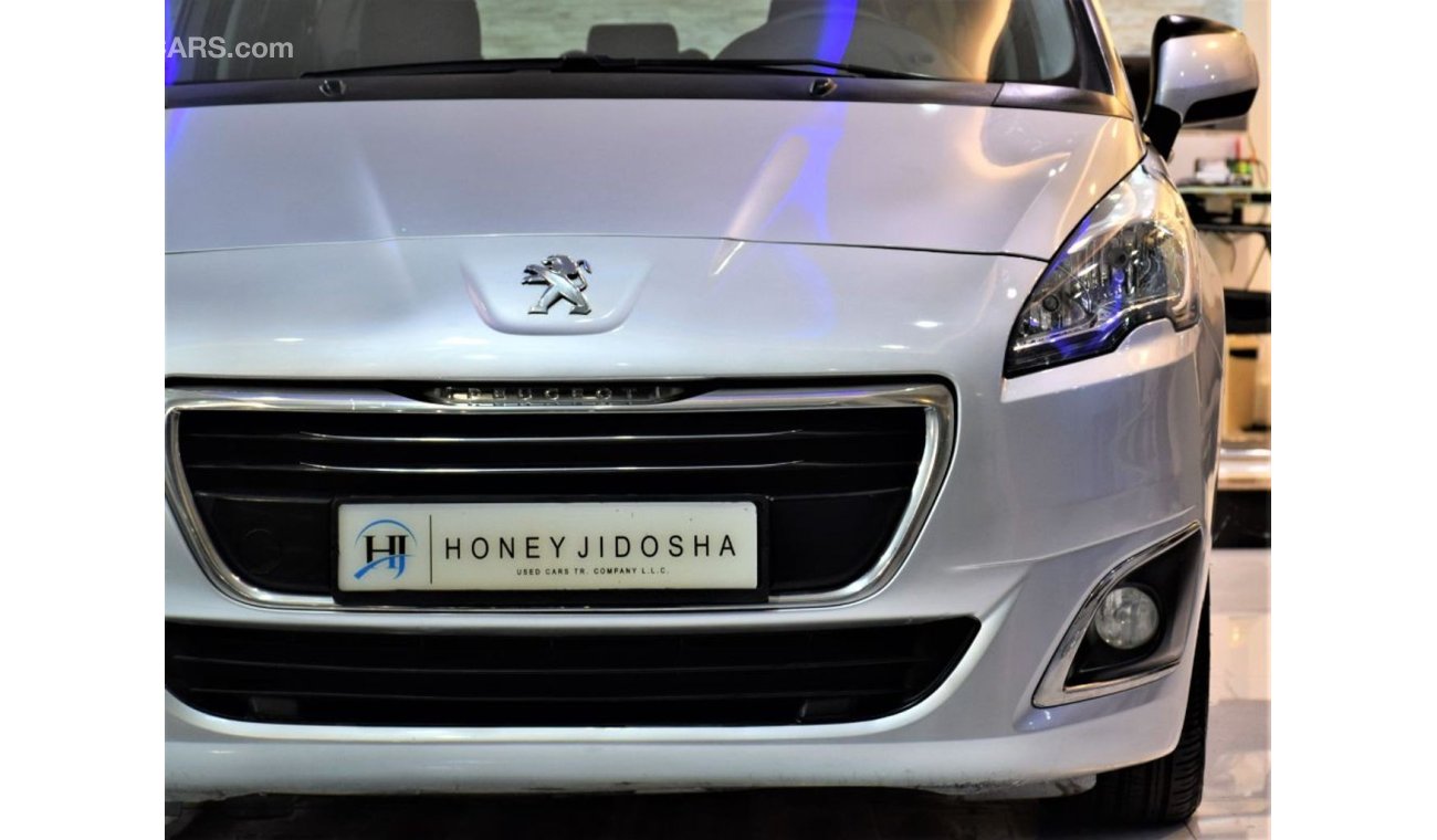 Peugeot 5008 VERY LOW MILEAGE ONLY 50,000KM Peugeot 5008 2015 Model!! in Silver Color! GCC Specs