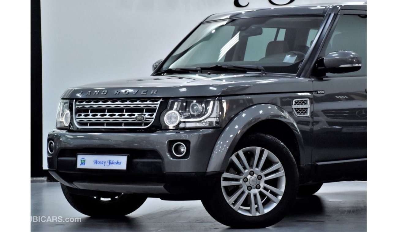 Land Rover Discovery EXCELLENT DEAL for our Land Rover LR4 SCV6 HSE ( 2015 Model ) in Grey Color GCC Specs