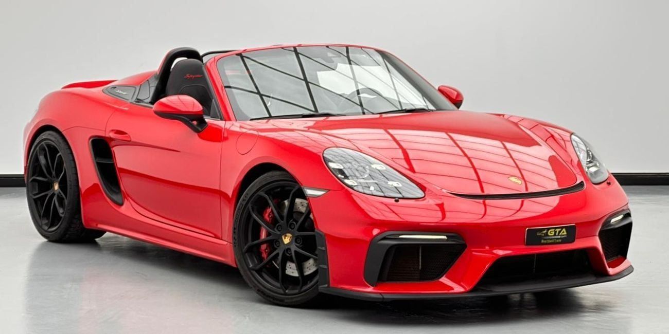 Porsche 718 Spyder 2020 Porsche 718 Spyder, 2028 Porsche Warranty, Porsche Full Service History, GCC