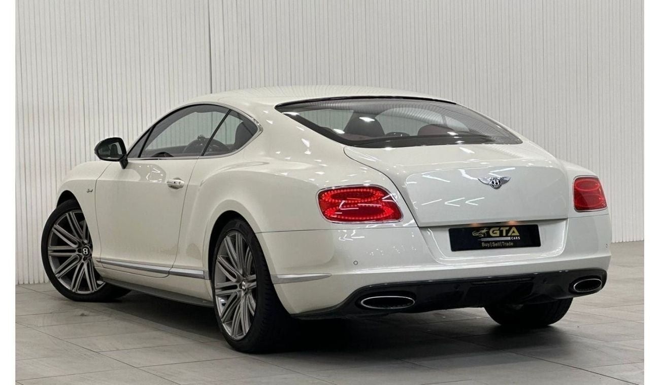 بنتلي كونتيننتال جي تي 2014 Bentley Continental GT Speed W12, Service History, Very Low Kms, GCC