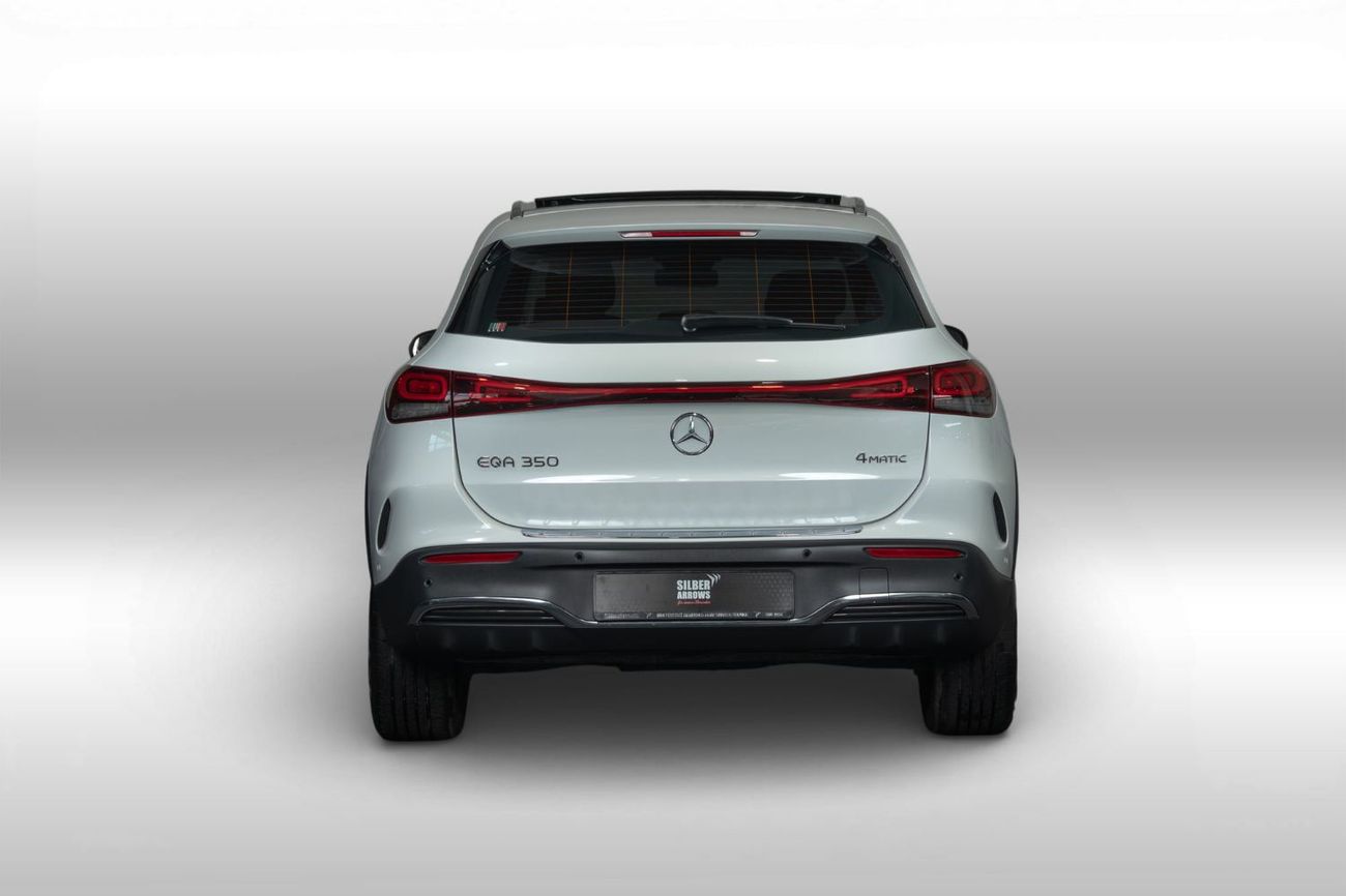 مرسيدس بنز EQA 350 0% Downpayment | AED 1,796 P/M | EMC Mercedes-Benz Service and Warranty Package Until 2028