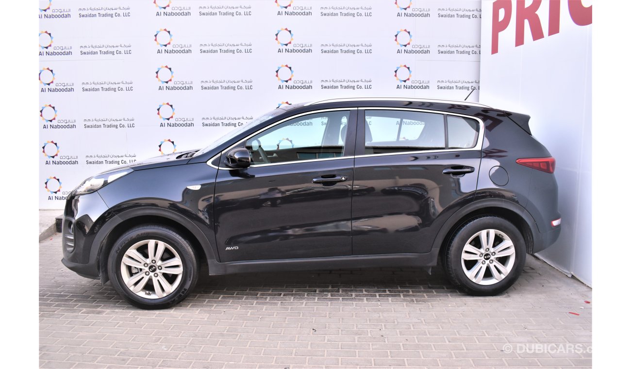 كيا سبورتيج 2.4L EX GDI AWD 2017 GCC SPECS DEALER WARRANTY