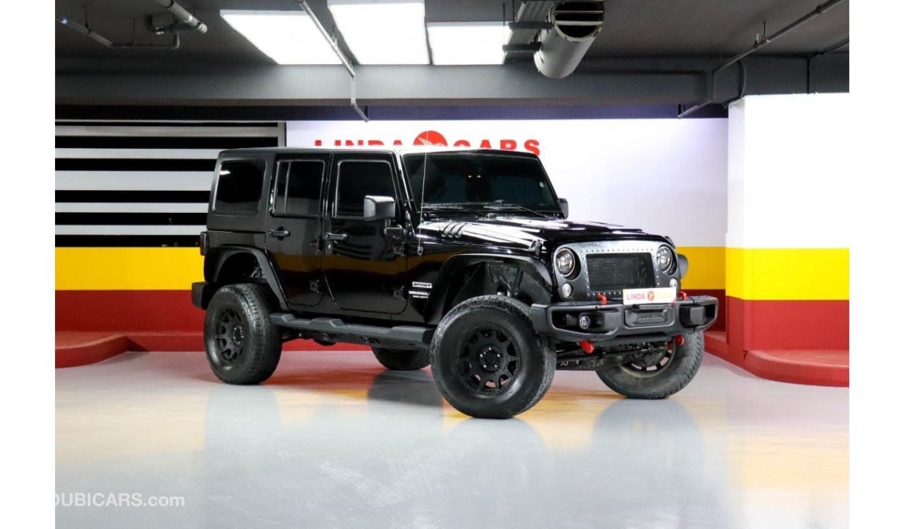 جيب رانجلر RESERVED ||| Jeep Wrangler Unlimited Sport 2017 GCC under Warranty with Flexible Down-Payment.