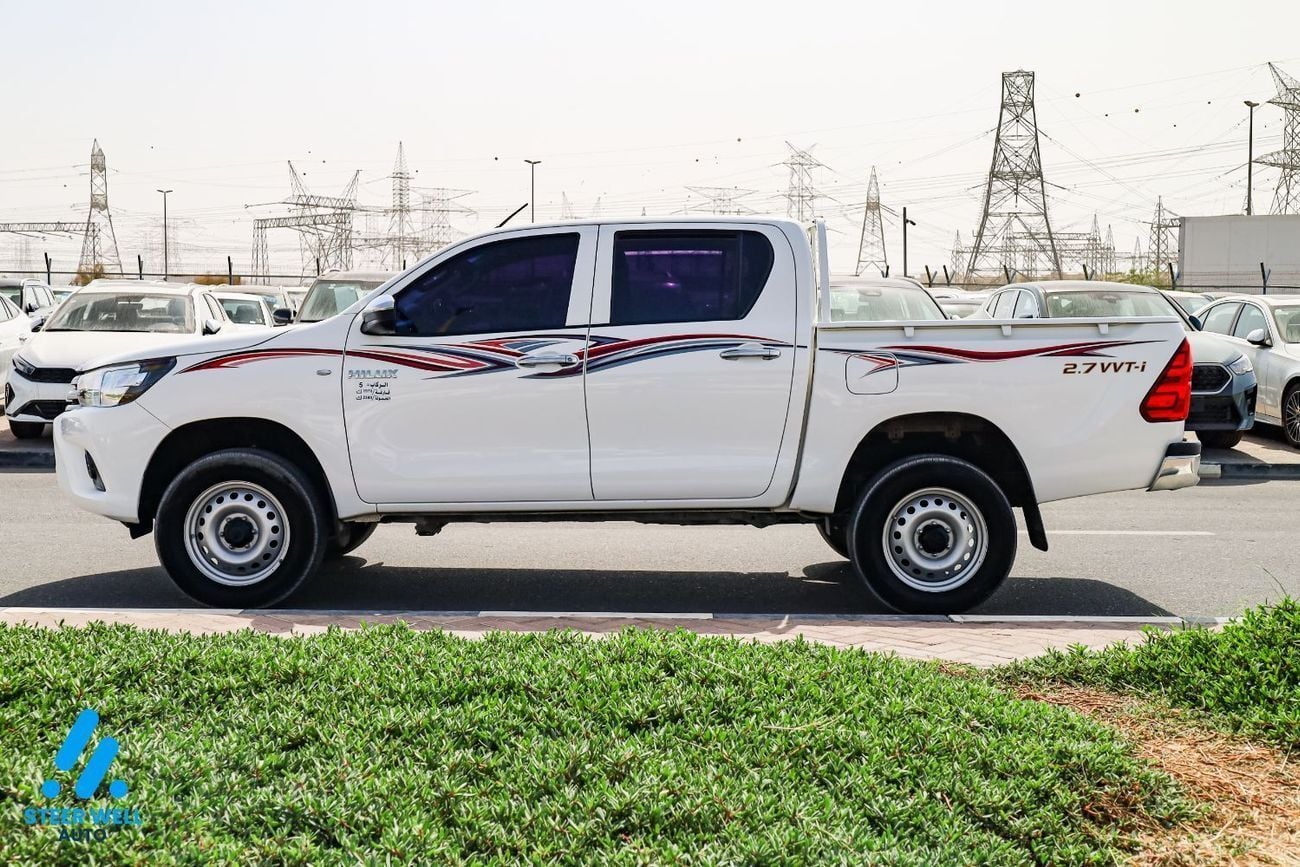 تويوتا هيلوكس GL 2022 GL 2.7L DC | 4WD | 2.7L Petrol | Automatic | GCC Specs | Best Price