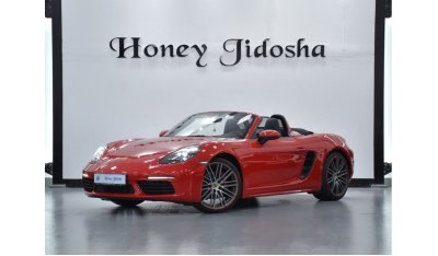 بورش بوكستر 718 EXCELLENT DEAL for our Porsche 718 Boxster S 2.5L ( 2017 Model ) in Red Color GCC Specs