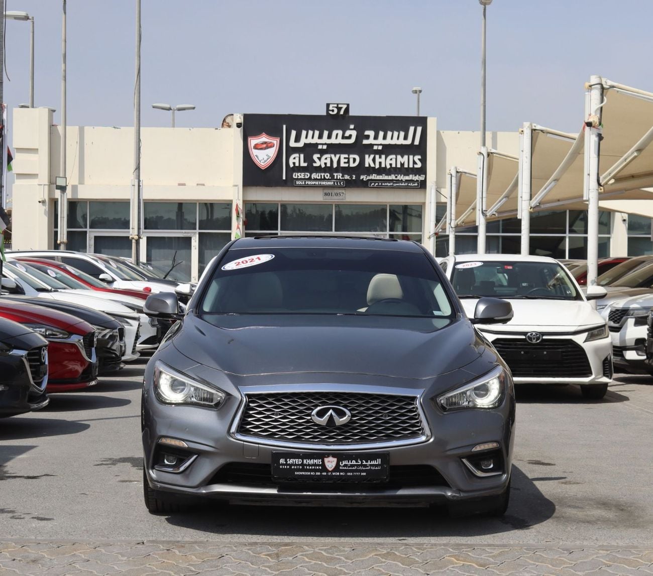 Infiniti Q50 Luxe 3.0L Infiniti Q50 - 2021  - GCC - Full Option - Accident-Free - 6(V) - 3.0L - Excellent Conditi