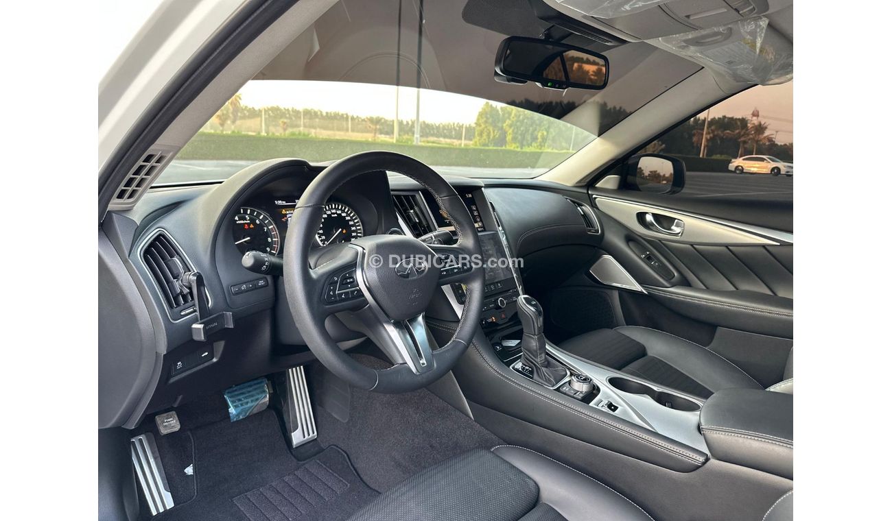 Infiniti Q50 2023 Q-50 S V6 GCC// 3 YEARS WARRANTY AND SERVICE CONTRACT// ORGINAL PAINT// 2KEYS