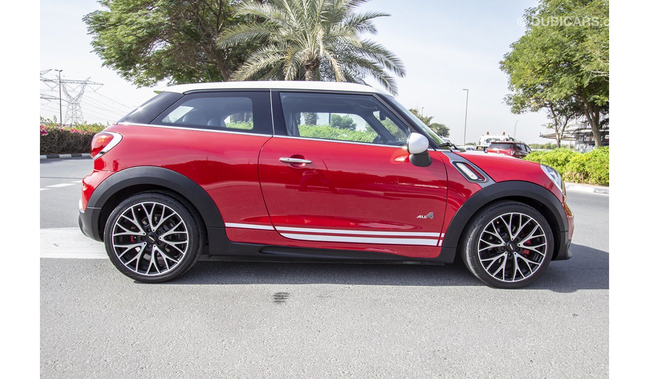 Mini John Cooper Works Paceman ALL 4 2015 - GCC - ZERO DOWN PAYMENT - 1365 AED/MONTHLY - 1 YEAR WARRANTY