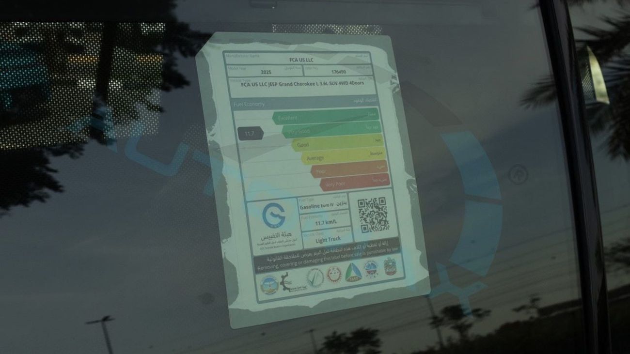 Jeep Grand Cherokee (For Export , НА ЭКСПОРТ) L LIMITED PLUS LUXURY 2025 GCC Без пробега