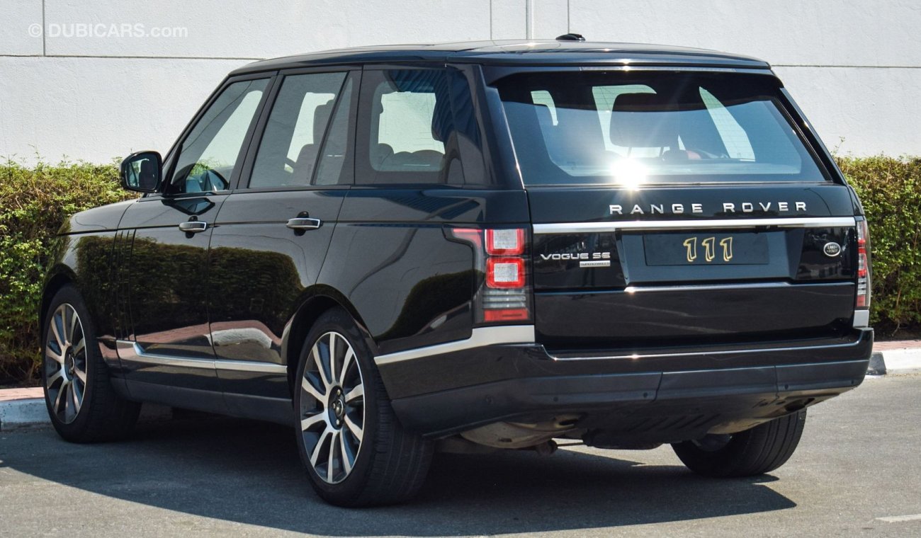 Land Rover Range Rover Vogue SE Supercharged / GCC Specifications