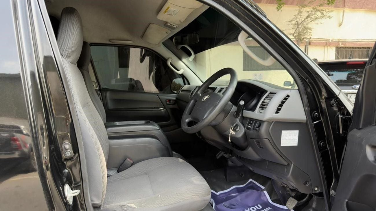 Toyota Hiace 2012 | 3.0L DIESEL ENGINE | AT | RHD | 14 SEATER | COMFORT SEATS | AUDIO PLAYER | POWER WINDOWS | TI