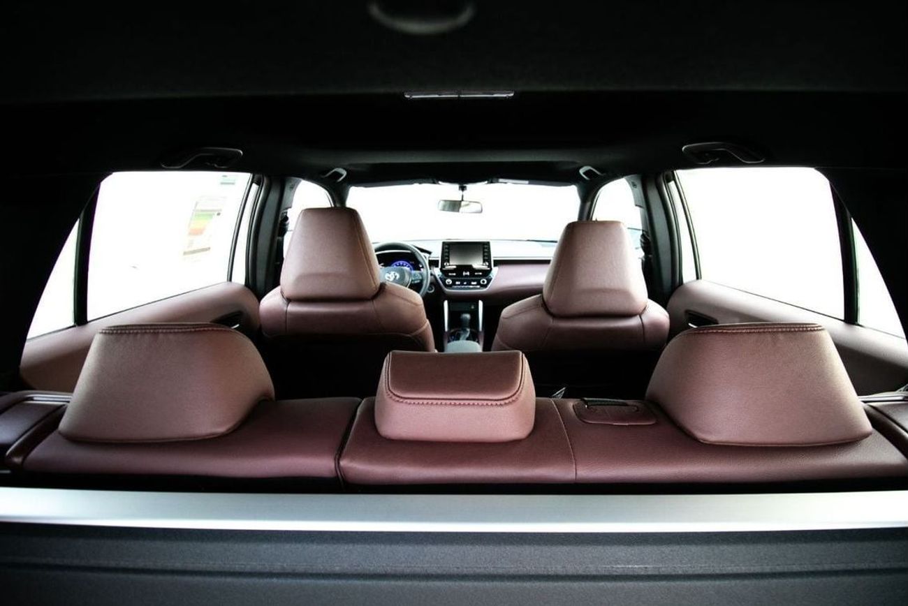 Toyota Corolla Cross Best offer for the new Corolla Cross Hybrid 2024 1.8L contact Now | Terra rosa color interior