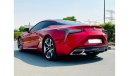 Lexus LC500 5.0L V8 Carbon Fiber Roof Perfect Condition 2018 Model