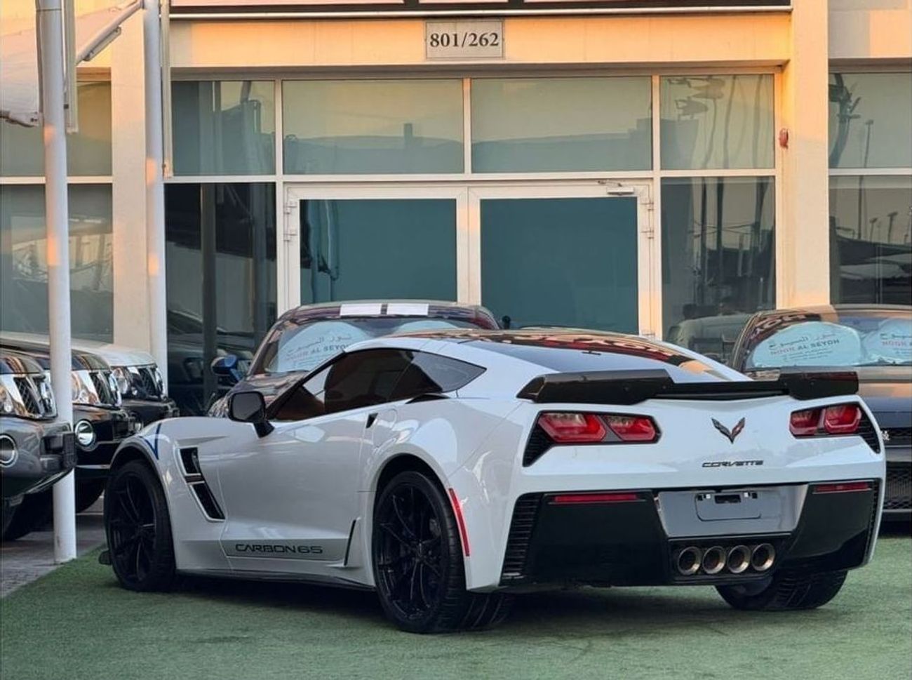 Chevrolet Corvette CHEVROLET CORVETTE C7 GRAND SPORT GCC 2018  PERFECT CONDITION FULL CARBON FIBER PERFECT CONDITION