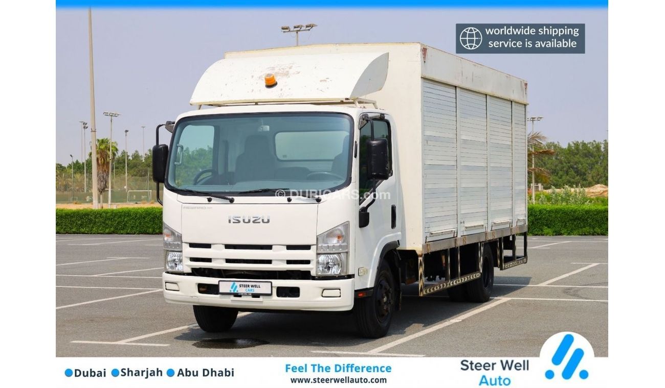 إيسوزو NPR LONG CHASSIS WATER DELIVERY SHUTTER BOX - DIESEL | GCC SPECS | READY TO DRIVE