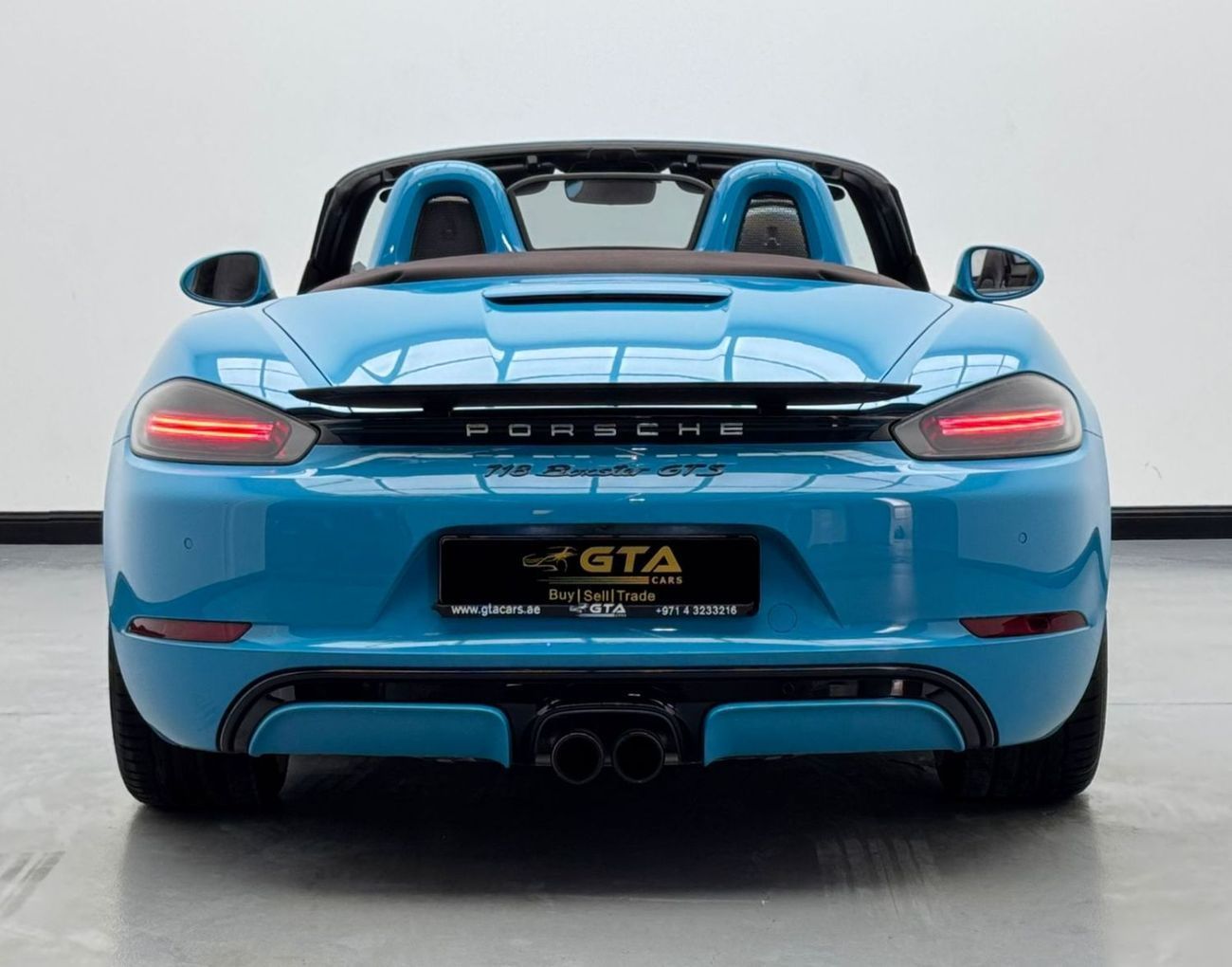 Porsche 718 Boxster GTS 2.5L 2019 Porsche 718 Boxster GTS, Porsche Service history, 1 Year Warranty, GCC