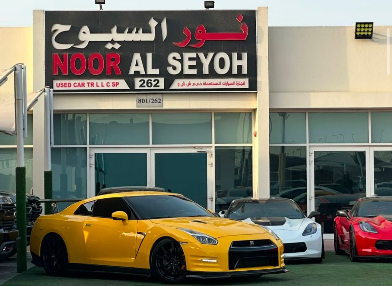 نيسان جي تي ار نيسان GT-R خليجي 2016 فل ابشن بحاله ممتازه بدون حوادث