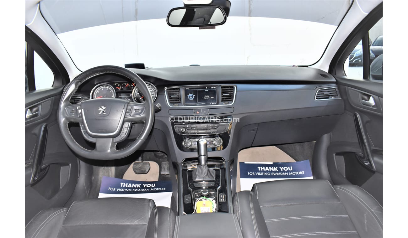 Peugeot 508 1.6L ALLURE TURBO 2015 GCC SPECS WITH SUNROOF