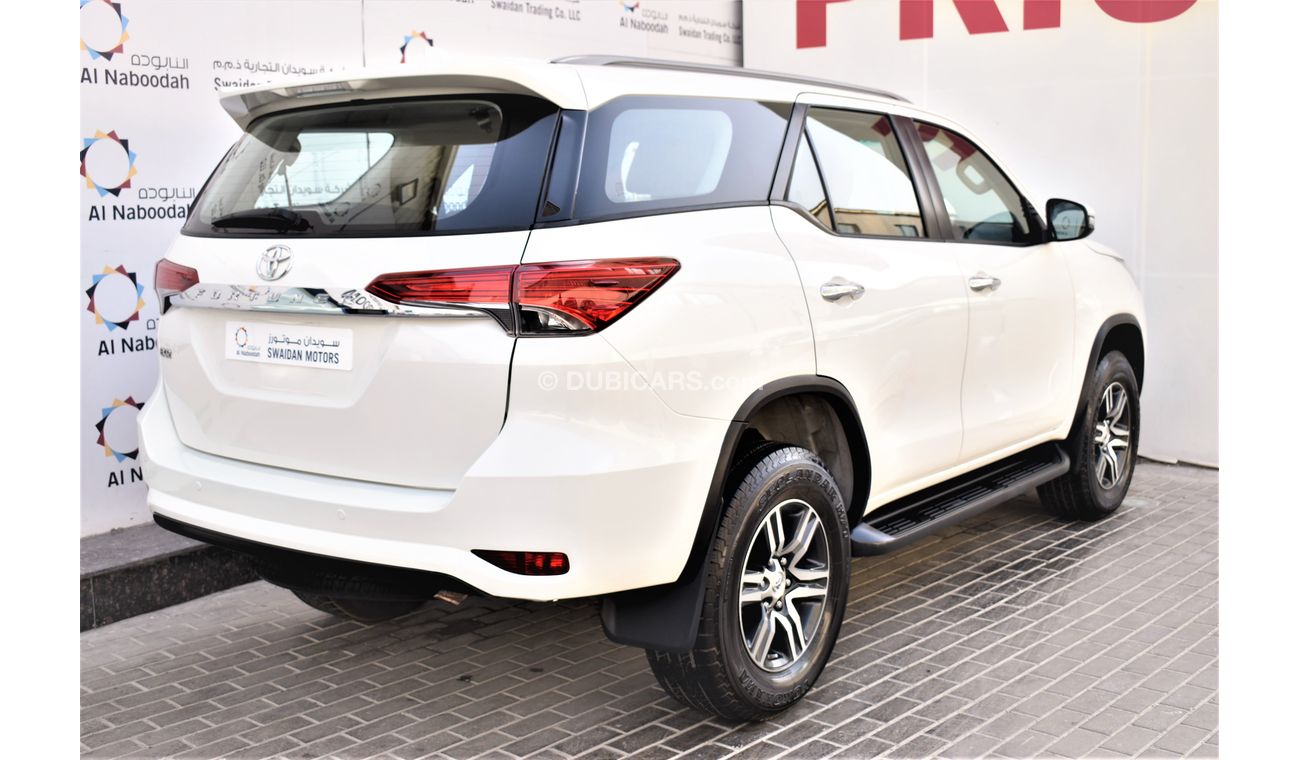 Toyota Fortuner AED 1599 PM | 2.7L EXR 4WD GCC DEALER WARRANTY