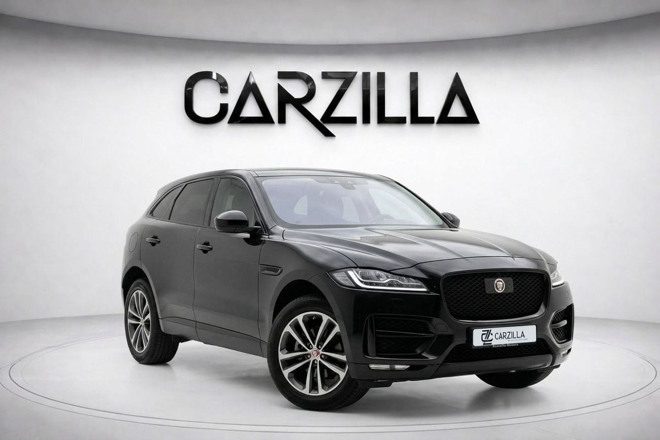 Jaguar F Pace R-Sport 2.0L l AED 1,312 P.M. l 0% Downpayment l R-Sport l 1 Year Warranty