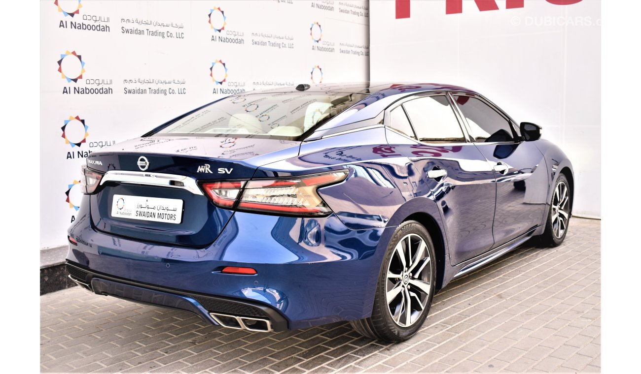 Nissan Maxima | AED 2250 PM | 0% DP | 3.5 SV GCC DEALER WARRANTY