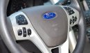 Ford Edge GCC model 2013, white color, inside beige No.2 agency dye, alloy wheels, sensors, cruise control, re