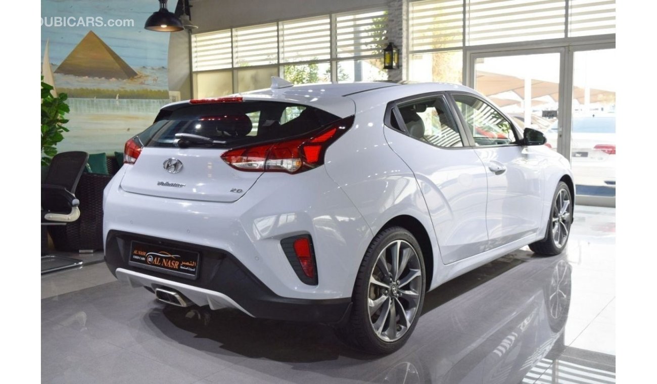 Hyundai Veloster 100% Not Flooded | Turbo صبغ وكاله | GCC Specs | 2.0L | Original Paint | Excellent Condition | Accid