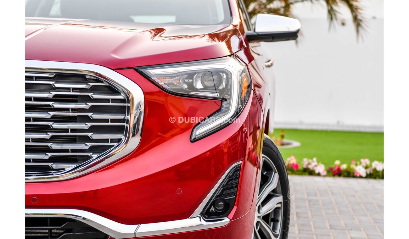 GMC Terrain Agency Warranty! Low Mileage!  GCC - AED 2,280 per month - 0% Downpayment