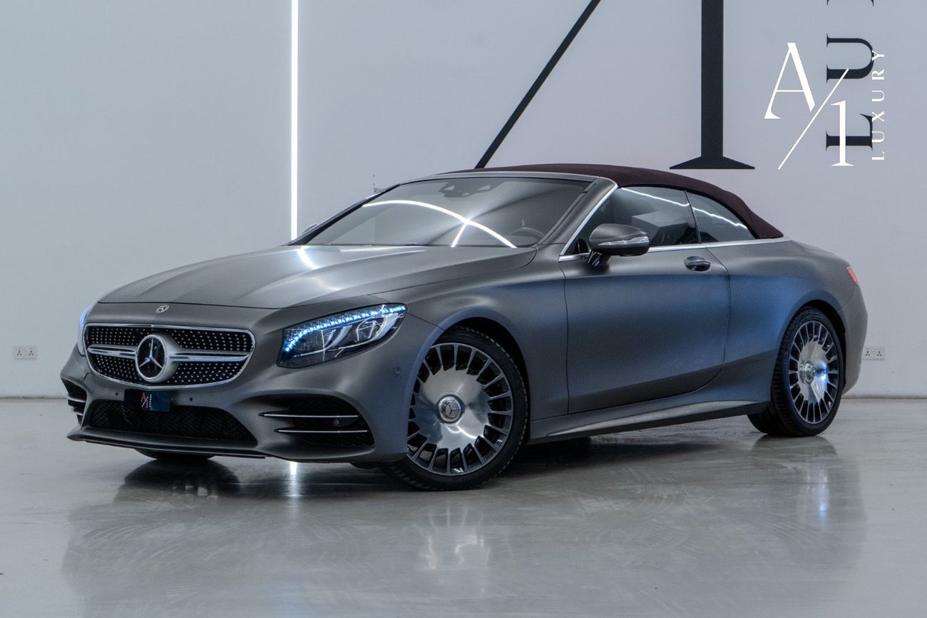 مرسيدس بنز S 560 كوبيه 2018 Mercedes Benz S560 Convertible V8, Service History, Fully Loaded, Excellent Condition, GCC Spec
