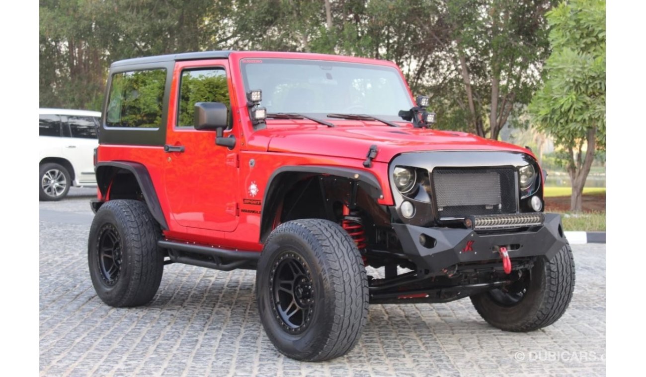 جيب رانجلر سبورت سبورت Jeep WRANGLER 2015 Price 58000 AED Traveld Distance 64000 mile Imported America Clean Ti