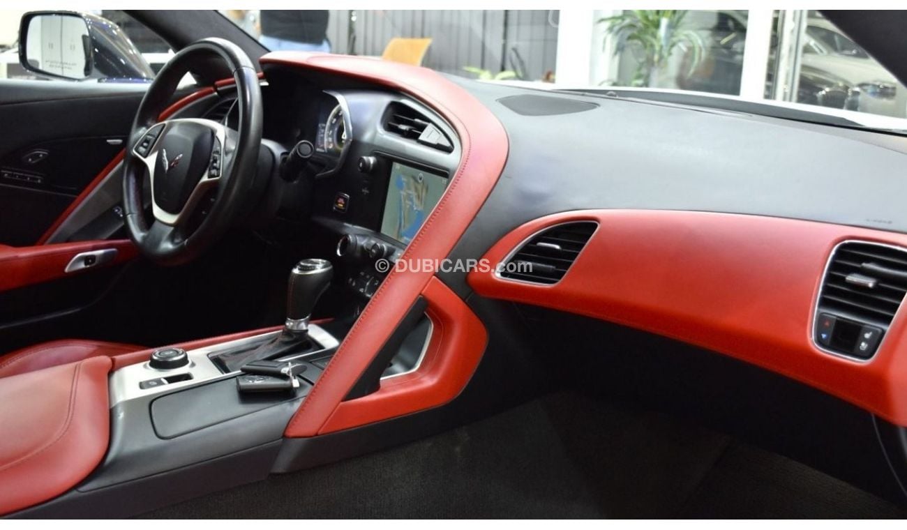شيفروليه كورفت EXCELLENT DEAL for our Chevrolet Corvette C7 Stingray ( 2015 Model ) in White Color GCC Specs