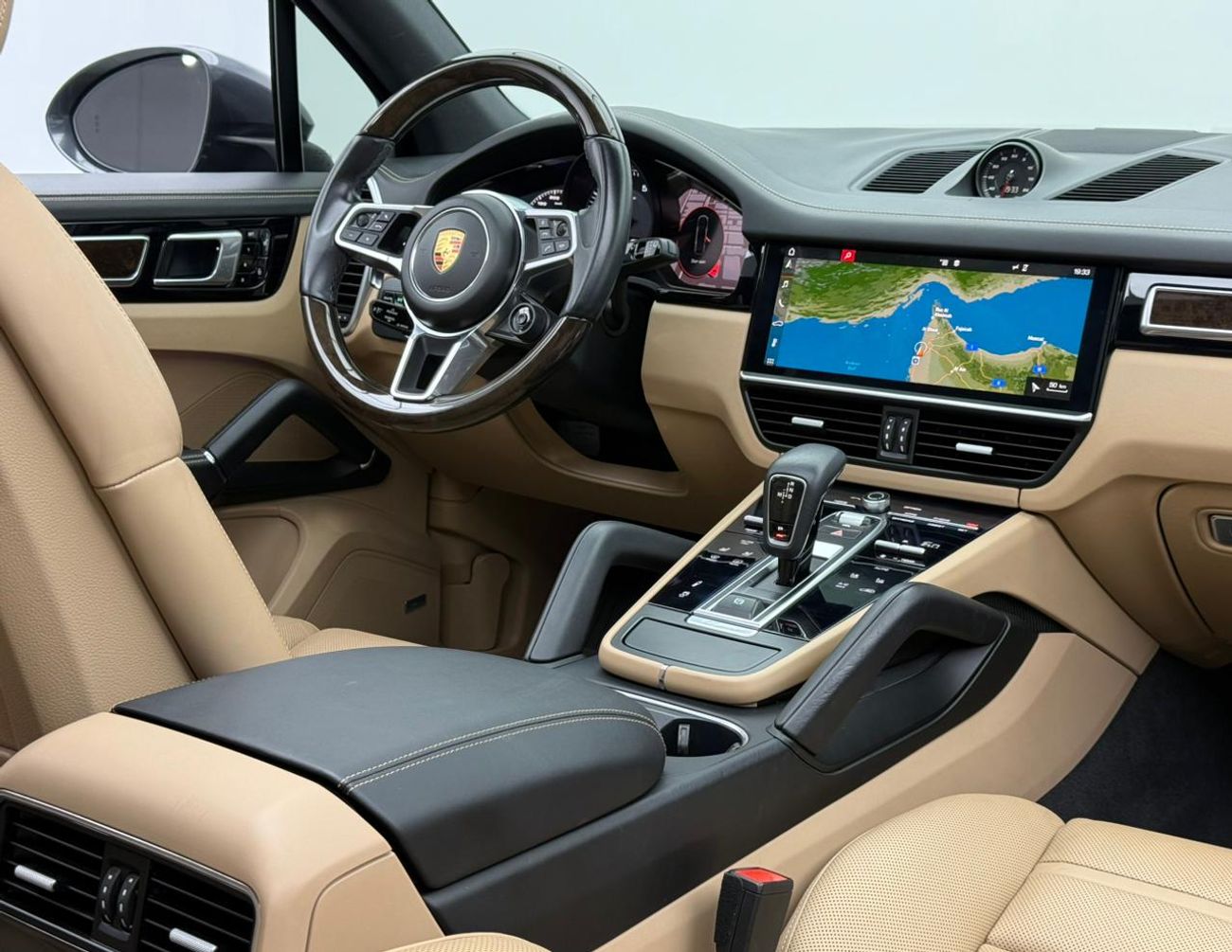 بورش كايان S 2.9L (440 HP) 2019 Porsche Cayenne S, Warranty, Full Porsche Service History, Sport Chrono Package