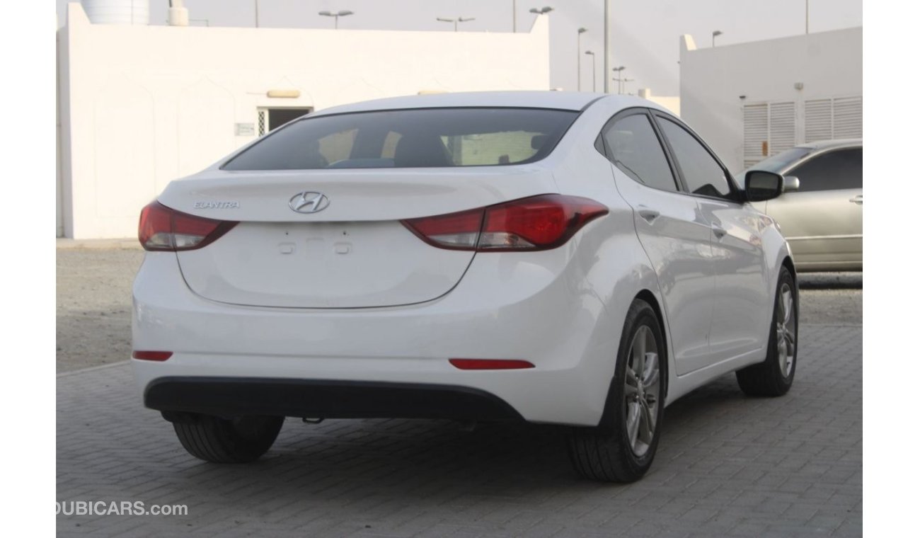 Hyundai Elantra HYUNDAI ELANTRA 2016 WHITE GCC 1.6 EXCELLENT CONDITION WITHOUT ACCIDENT