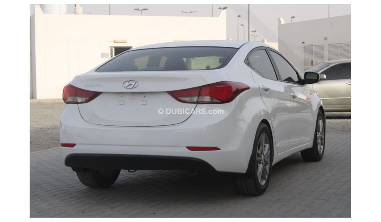 Hyundai Elantra HYUNDAI ELANTRA 2016 WHITE GCC 1.6 EXCELLENT CONDITION WITHOUT ACCIDENT