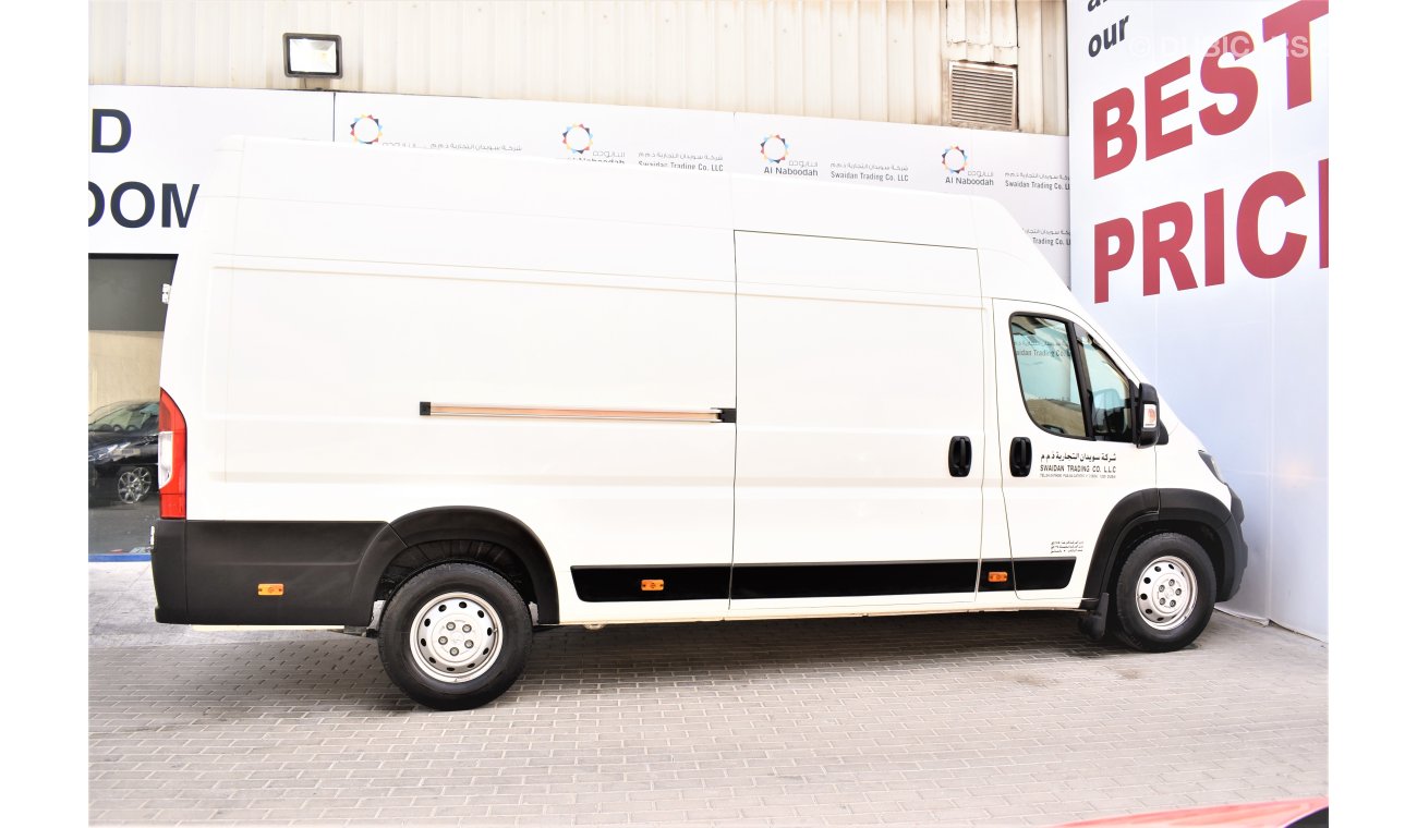 Peugeot Boxer 2.2L L4 H3 DIESEL 2019 GCC SPECS AGENCY WARRANTY UP TO 2024 OR 100,000KM