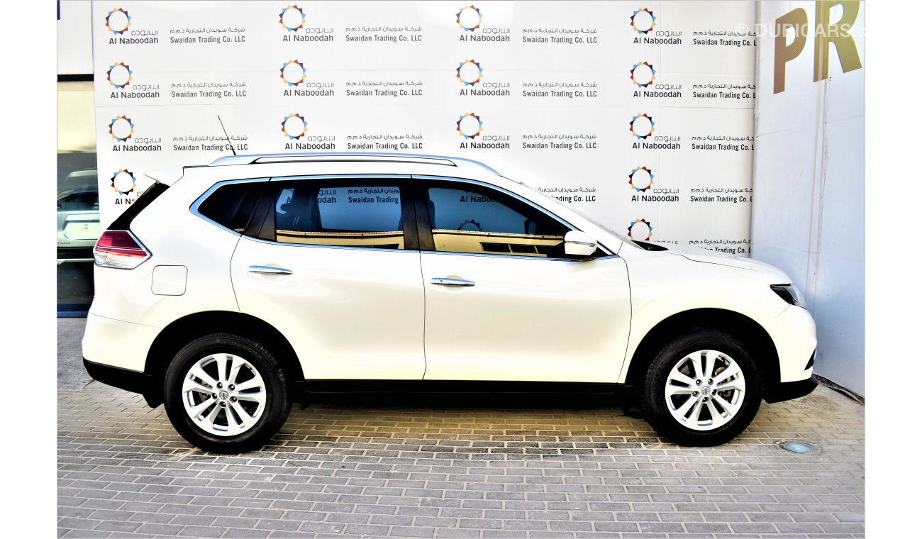 Nissan X-Trail 2.5L S 4WD 7 SEATER SUV WITH NAVIGATION 2016 GCC DEALER WARRANTY STARTING FROM 49,900 DHS