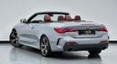 بي أم دبليو 420i 2022 BMW 420i M-Sport Cabriolet, 2026 BMW Warranty + Service Contract, BMW Full Service History, GCC