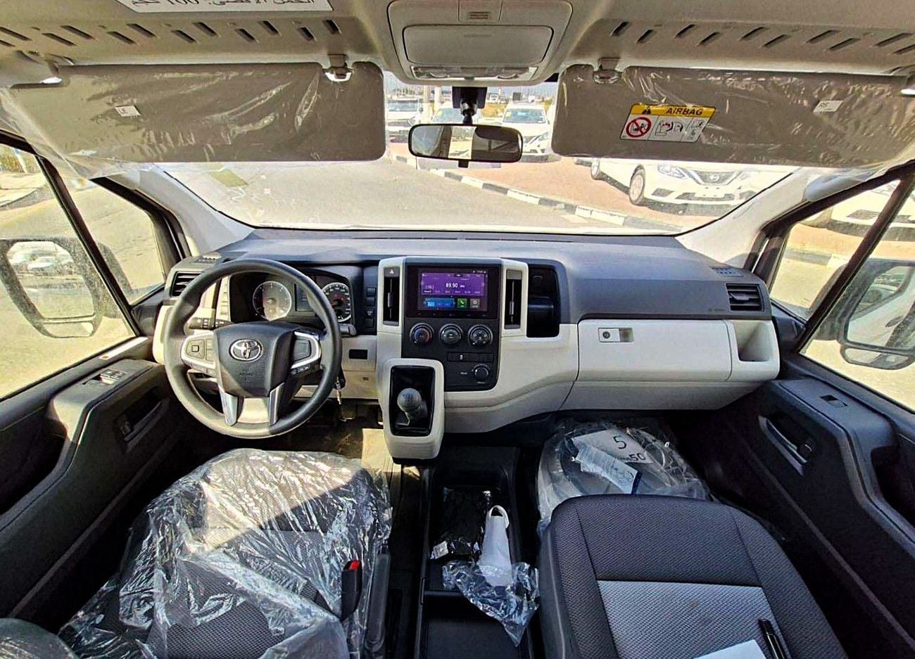 Toyota Hiace GL Toyota Hiace High roof Black pumber 2.8l Diesel M/T with MoonRoof White color 2026 Model